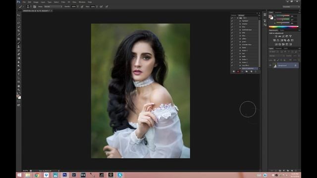 How I Edit Close Up Portraits in Photoshop смотреть онлайн