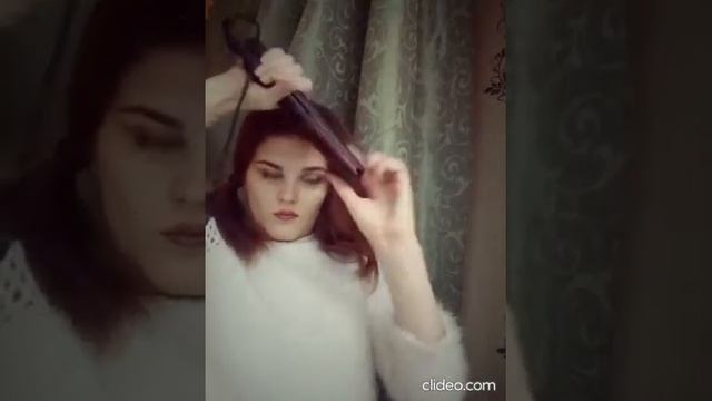 Легкая укладка на утюжок под новый год смотреть онлайн