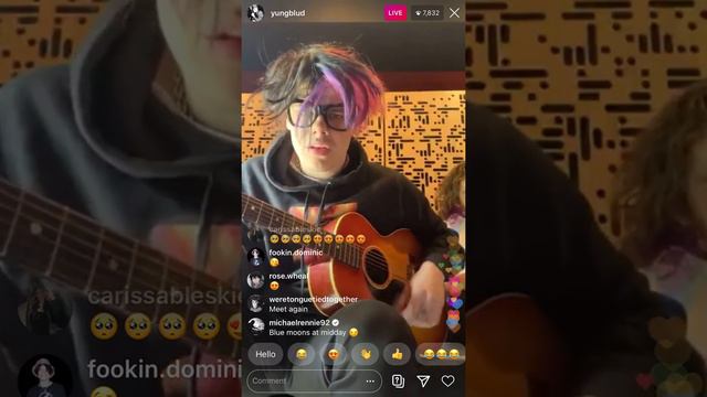 Yungblud Instagram live 2020• waiting on the weekend смотреть онлайн