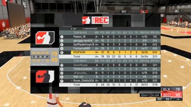 NBA 2K21 REC WITH RANDOMS 1 LIKE = CONTACT DUNK INTERIOR BEAST смотреть онлайн