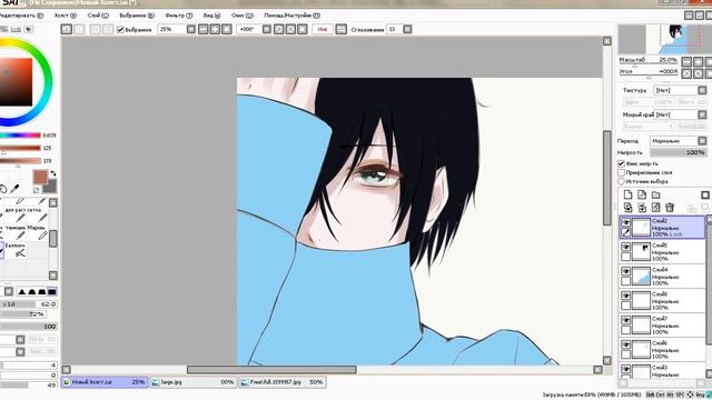 Anime Speed paint [Paint tool SAI] смотреть онлайн