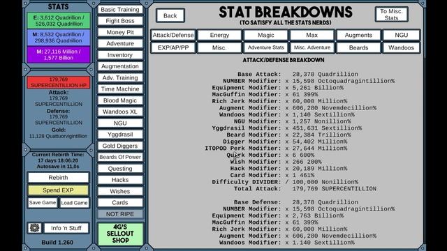 Idle Weekly #72 - NGU Idle #2 (Starting Sadistic Difficulty)