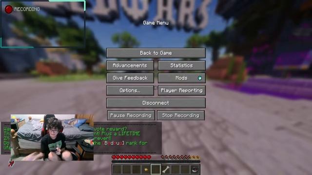 minecraft java bedwars first live stream смотреть онлайн