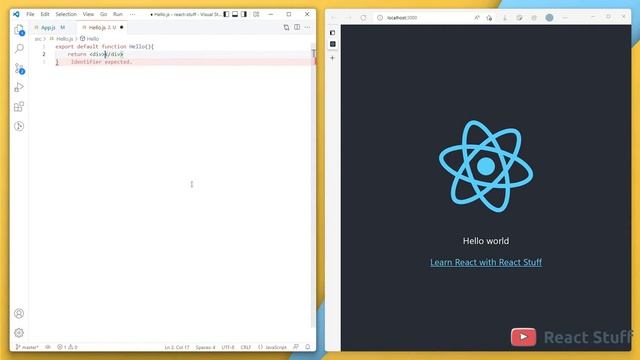 React JS Basic: Create New React App and Custom Component смотреть онлайн