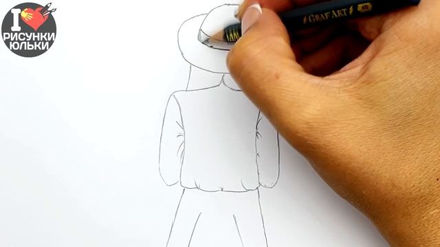 Как нарисовать Девушку в Шляпке- скетч девушки простым карандашом | Рисунки Юльки девушки смотреть онлайн