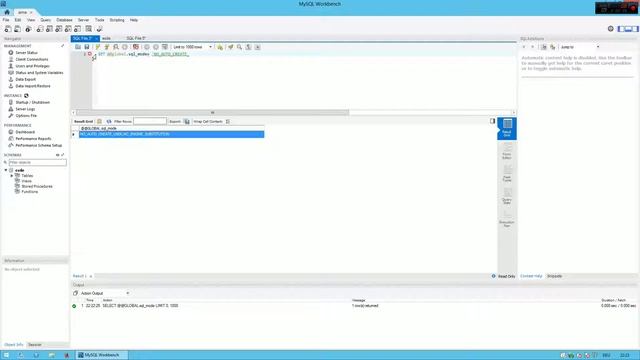 MYSQL Server // Setting mode to strict смотреть онлайн