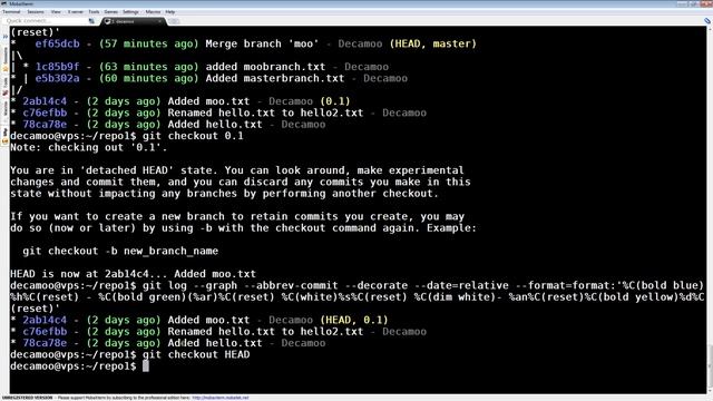 Git 05 - Tags, History, and Aliases смотреть онлайн