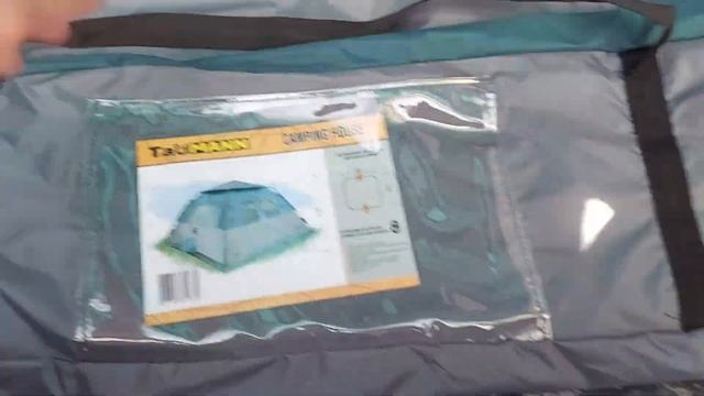 Обзор новой летней тент палатки TauMANN Camping House смотреть онлайн