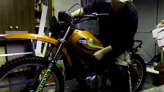 Honda xl500 S from 1979 engine rebuild 2015 First Start смотреть онлайн