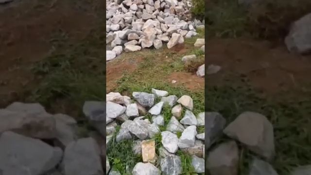 каменный забор