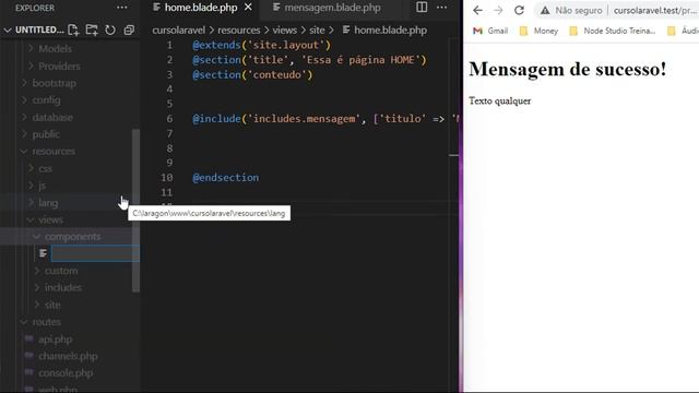 Curso de Laravel - #38 Include e Component смотреть онлайн