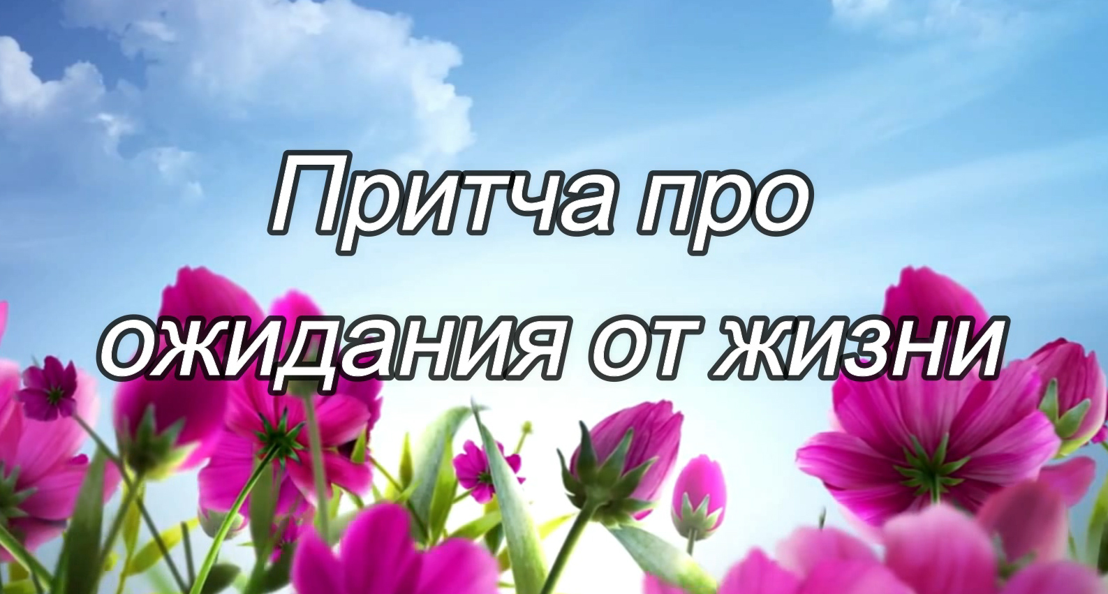 Притча про ожидания от жизни смотреть онлайн