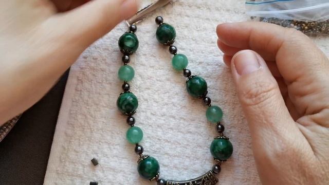 Авторские украшения. ДО и ПОСЛЕ. Комплект "Зеленое настроение". СВЕТЛАНА Ш. 03.10.2020. смотреть онлайн