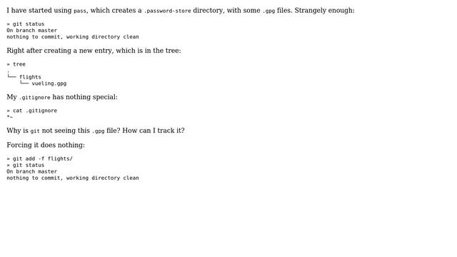 How to track the password-store in git? смотреть онлайн