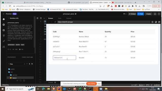 Prime react data table issue comment смотреть онлайн