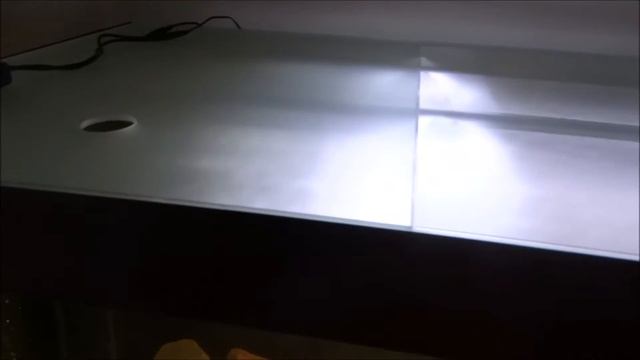 Покрывные стёкла на аквариум, обзор Sera Led освещения режимы рассвет и закат. смотреть онлайн