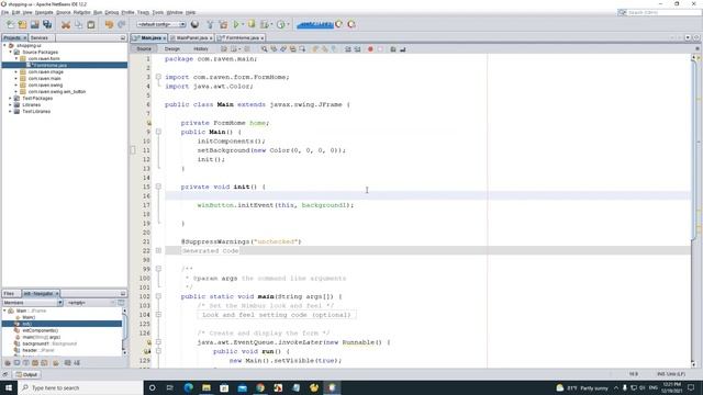 Java Swing - Shopping Modern Desktop UI Design (Part 1) смотреть онлайн
