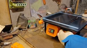 Обзор стационарного электрического плиткореза Вихрь ЭП-180 ч1