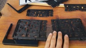 Регистрационные знаки нового образца! Квадратные номера! Рамка для нового номера своими руками!