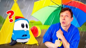 Грузовичок Лева пытается узнать прогноз погоды! Видео для мальчиков про машинки и игрушки