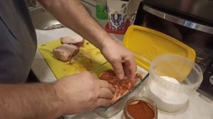 Грудинка сыровяленая в аэрогриле!