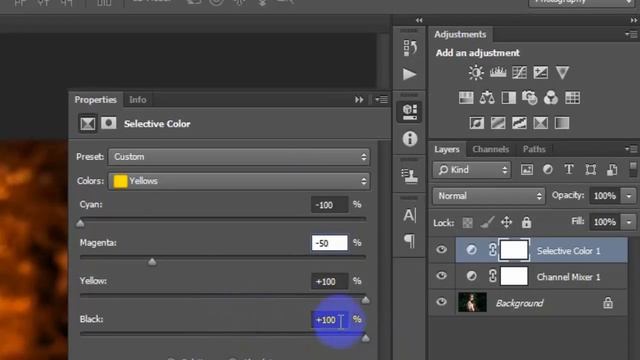Cyan Yellow Color Grading Effect Photoshop Tutorial смотреть онлайн