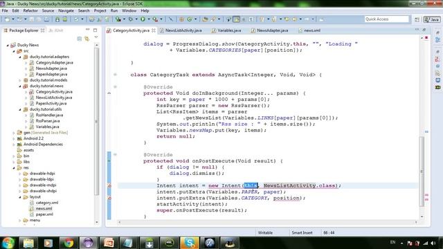News 18: AsyncTask смотреть онлайн