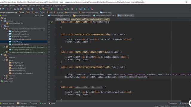 14 External Storage ve Runtime Permission | Android Content Provider | Storage | Sqlite Dersleri смотреть онлайн