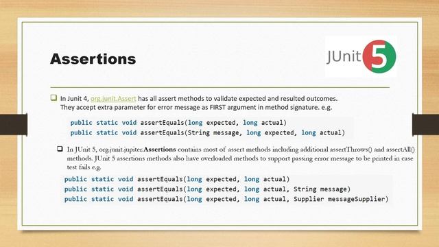 Difference between JUnit 4 and JUnit 5 || Junit 4 vs Junit 5 || Junit 4 vs Junit Jupiter смотреть онлайн