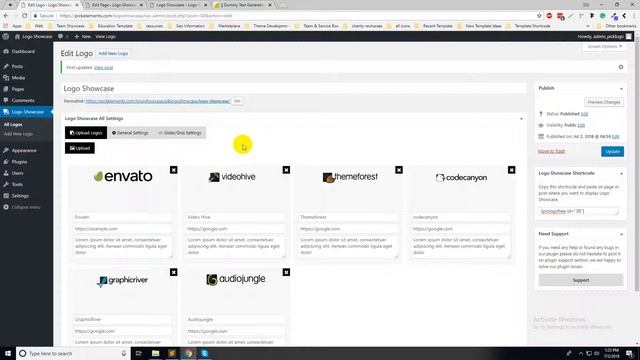 logo showcase for WordPress смотреть онлайн
