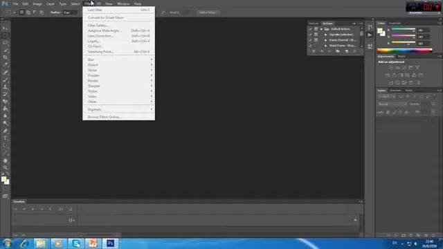เมนูพื้นฐานของโปรแกรม Adobe Photoshop cs6 смотреть онлайн