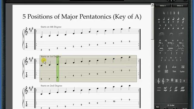 MAJOR Pentatonic Scale (5 Positions) смотреть онлайн