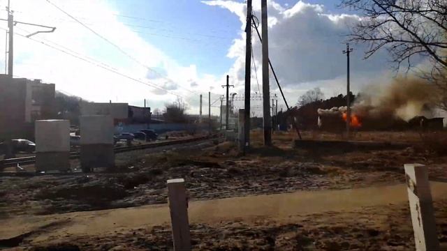 Пожар в Красноармейске. 25.04.2017 смотреть онлайн