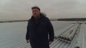 Монтаж мембранной кровли на профлист. Объект с полным циклом работ по устройству плоской кровли!