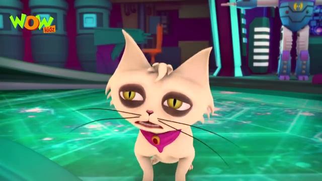 Vir The Robot Boy | Hindi Cartoon For Kids | Vir vs cat mona | Animated Series| Wow Kidz смотреть онлайн