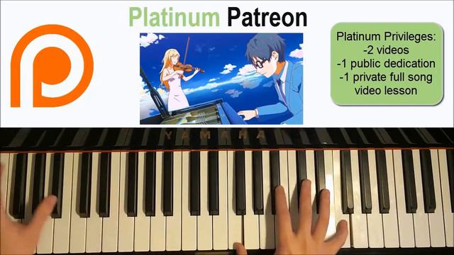 Your Lie In April OP - Hikaru Nara/Goose House | Patreon Dedication #40 (Piano Cover) смотреть онлайн