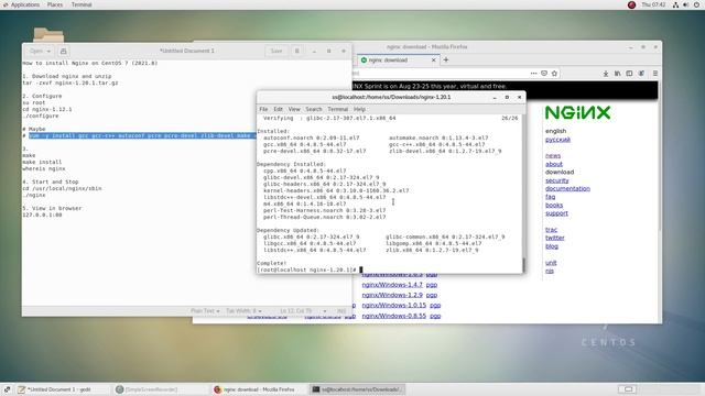 How to install Nginx on CentOS 7 (2021.8) смотреть онлайн