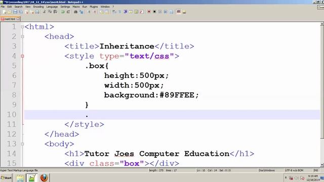 Class Inheritance In CSS Tamil смотреть онлайн