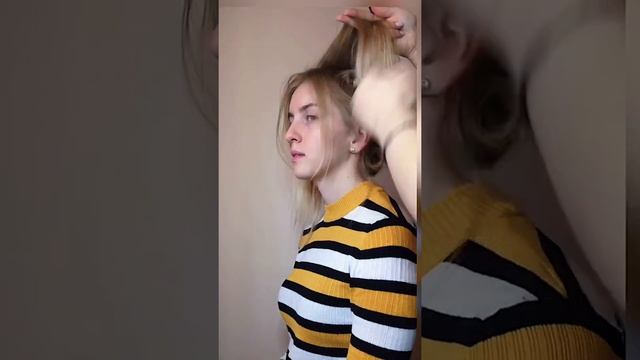 Легкая накрутка на короткие тонкие волосы!??♀️Видео урок. смотреть онлайн