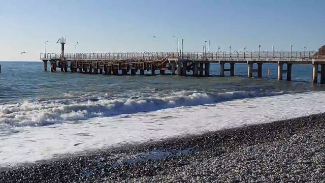 СОЧИ ЗИМОЙ! Море, солнце, пляж в Дагомысе. Сочи 2020 смотреть онлайн