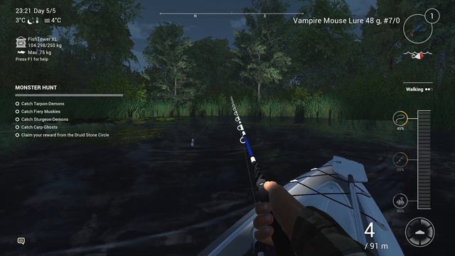 Fishing PLanet, Halloween 2022, Level 50, The Fiery Muskies, One Of The Best Money Farms In Game смотреть онлайн