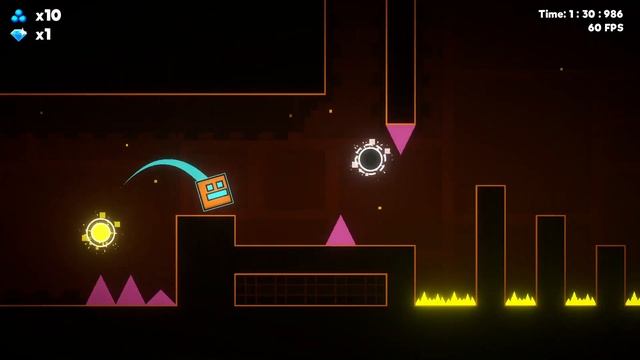 Mania Dash Level 1 | Dark Dungeon [GD Platformer Fangame] смотреть онлайн