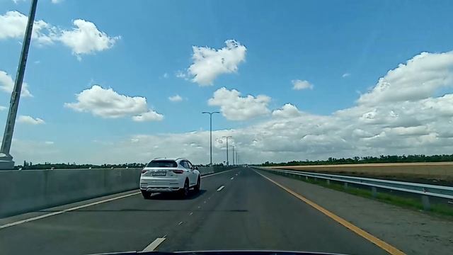 дальний западный обход Краснодара - дорога в КРЫМ - июнь 2023 смотреть онлайн