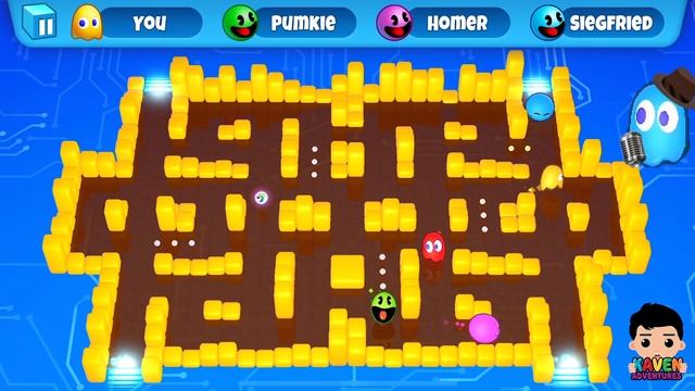 Pac Man Battle Royale Gameplay In Real Life | Apple Arcade | Kaven App Review смотреть онлайн