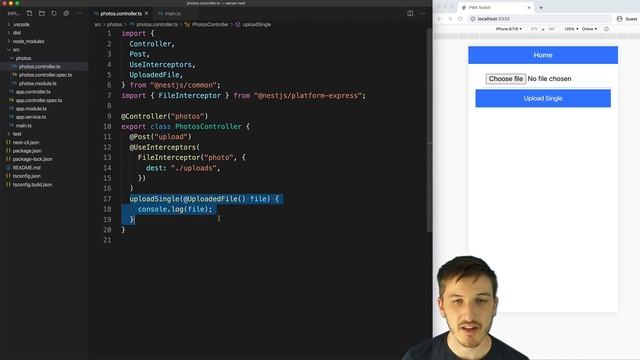 How to upload files to a server with NestJS смотреть онлайн