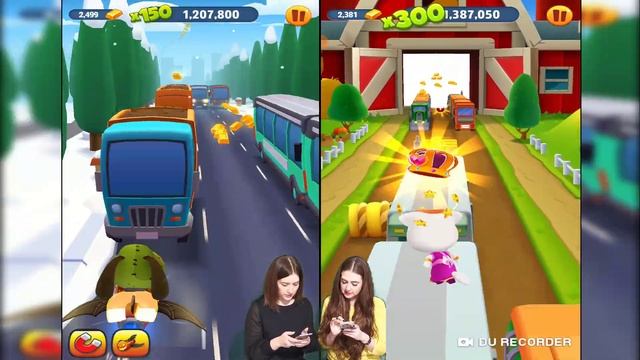 Talking tom gold run Говорящий Том бег за золотом Наташа Зомби против Кати смотреть онлайн