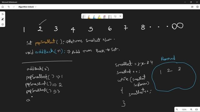 Smallest Number in Infinite Set | Hash Set | Leetcode | Algorithm Unlock смотреть онлайн