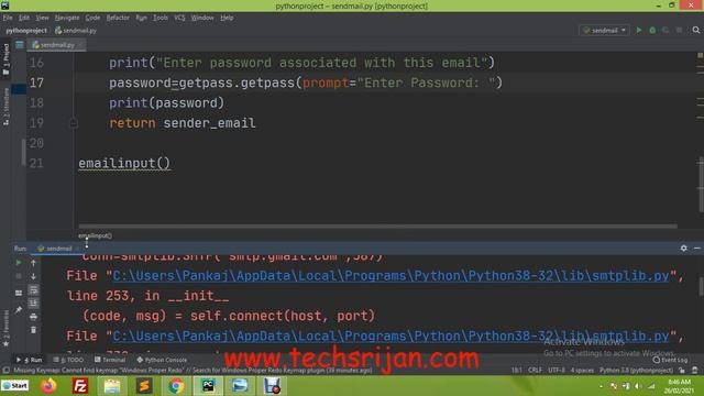 How To Send Email using Python with Live Example | How to send Email without using Web browser смотреть онлайн