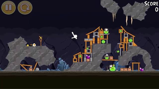 Мультик Игра для детей Энгри Бердс. Прохождение игры Angry Birds [80] серия смотреть онлайн