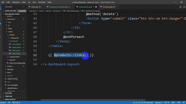 14 Resource Controllers and Pagination смотреть онлайн